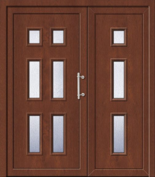 Vstupní dveře Dolomit / DO + DO 1/2