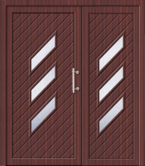 Vstupní dveře Lomnice / LO + LO 1/2